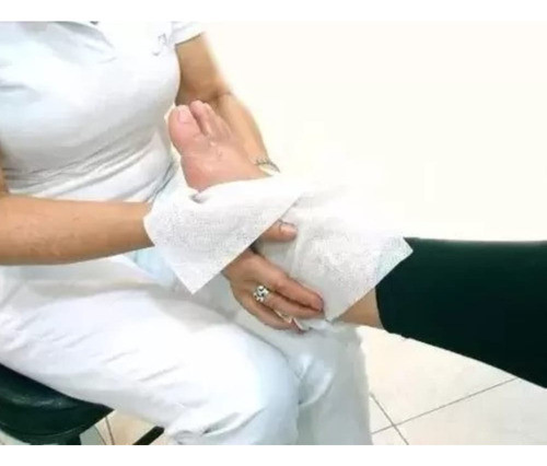 Toalha Manicure E Pedicure Absorvente 21cm X 20cm  100 Peças 1