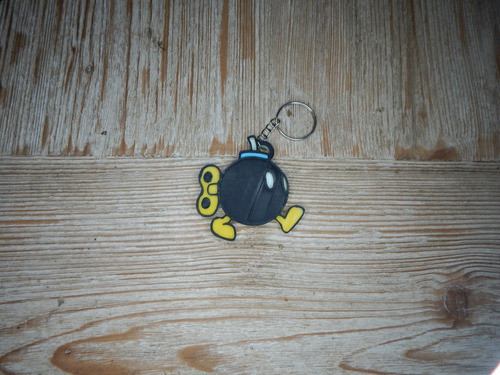 Llavero Bob Omb Mario Nintendo 3d Pla Pixelados_ 1