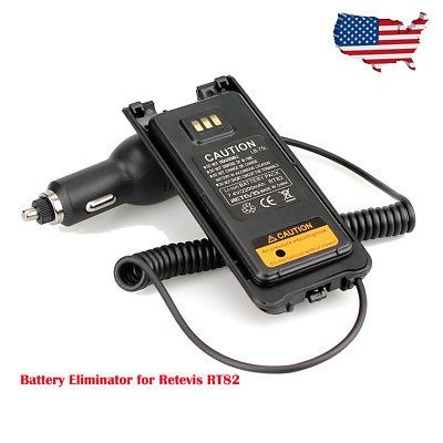 Nuevo Coche Cargador Batería Eliminador 12v-24v Para Retevis 0