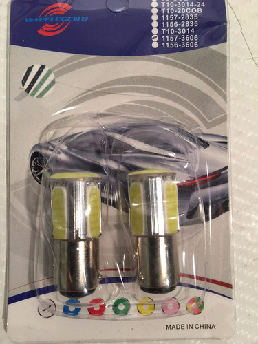 Lampara 2 Polos 12v 5 Leds Cob(42 Leds) Posicion Freno C/u 0