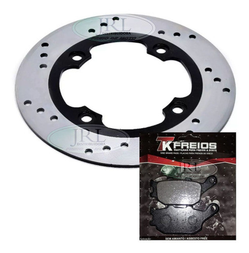 Kit Disco E Pastilha De Freio Honda Cbr 600 Rr Ano 2005 2006 0