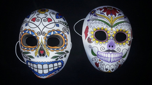 Máscara Calavera Mejicana Para Halloween !! 1