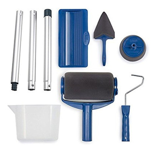 Rodillo Paint Roller Sin Costuras C/extensor Y Accesorios 0