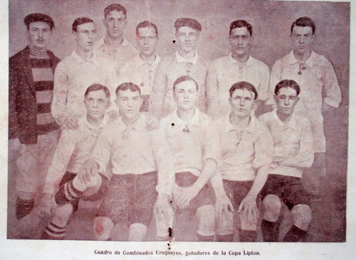 Futbol Cuadro Combinado Uruguayo Ganador Copa Lipton 1909 0