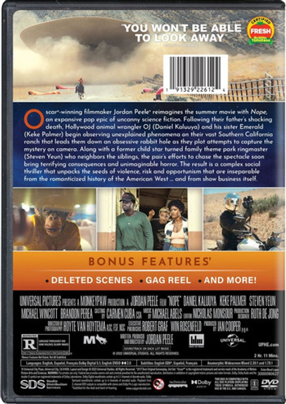 Dvd Nope / Nop! / De Jordan Peele 1 Dvd Nope / Nop! / De Jordan Peele 1
