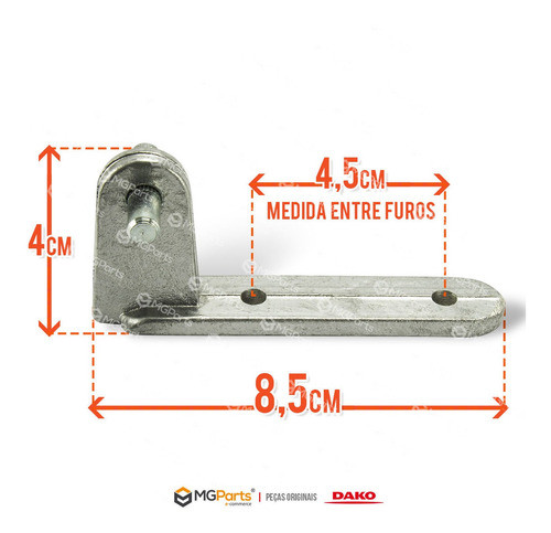 Dobradiça Central Geladeira Dako Redk38 Redk380 Redp380 1