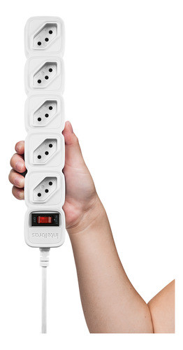 Protetor Eletrônico Epe 205 + Pt Com 5 Tomadas Intelbras 1