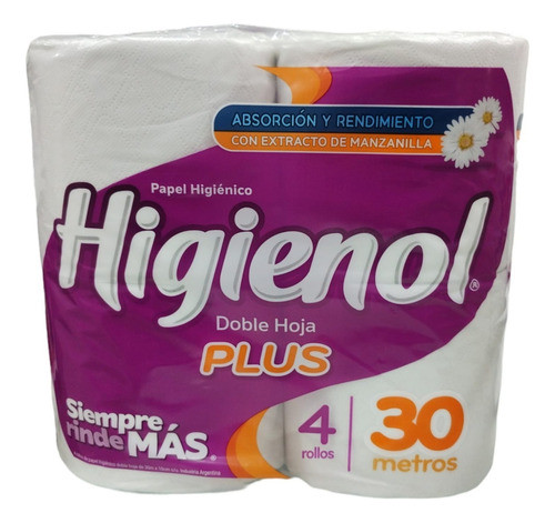 Bolsón Papel Higiénico Higienol D/h 30mts X 40 Rollos 0