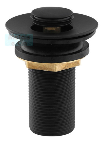 Válvula Click Inteligente Preto Fosco Lavatório Cuba 1