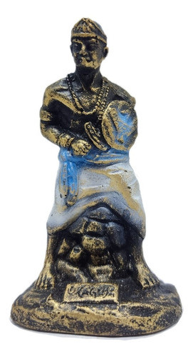 Estátua De Resina Oxaguiã Mini 9cm Orixa Umbanda Imagem 0