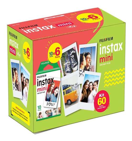 Filme Instax Fujifilm 60 Fotos Camera Mini Link 11 9 8 Share 0