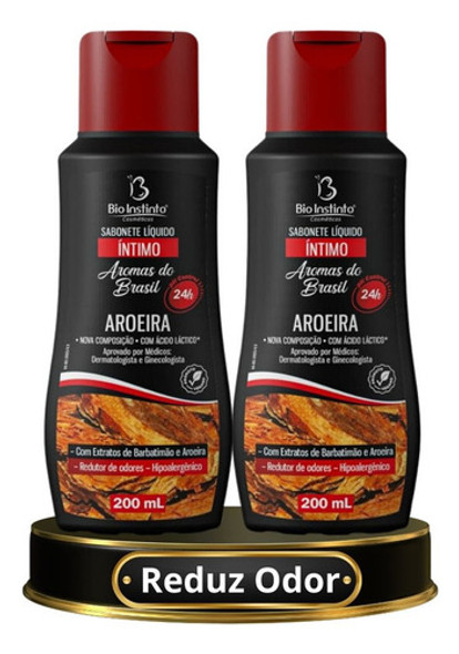 2 Sabonete De Aroeira Líquido Íntimo Controla Ph24h 0