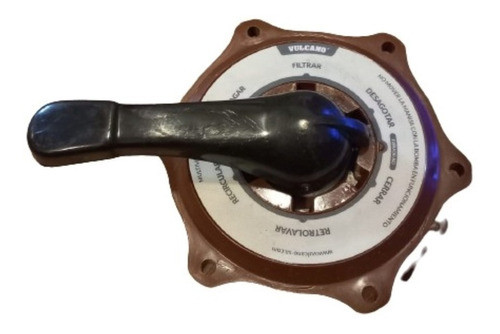 Cabezal Marron Multivalvula 6 Vias Marca Vulcano (sin Oring) 0