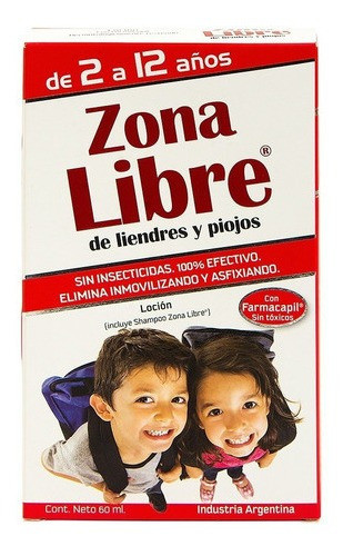 Zona Libre Liendres Y Piojos Loción Mas Shampoo 60ml 0