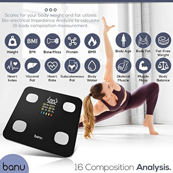 Banu Básculas Corporales Digitales Para Peso, 1