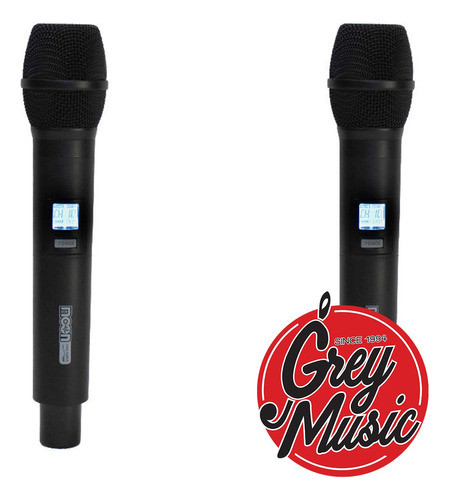 Microfono Moon Honey 511 Doble De Mano Frecuencia Variable 1
