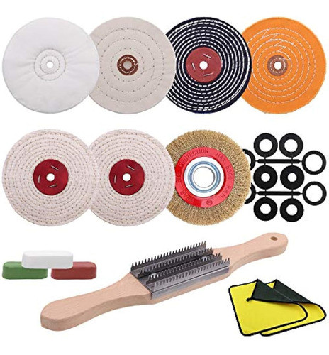 Kingtool - Juego De 13 Ruedas De Pulido - 6 Ruedas De Pulido 0