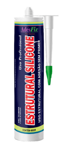Silicone Estrutural Branco Cartucho 400gr - Adesfix 0 Silicone Estrutural Branco Cartucho 400gr - Adesfix 0