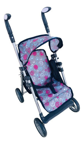 Coche De Muñecas De Paseo Azul Como Real 0