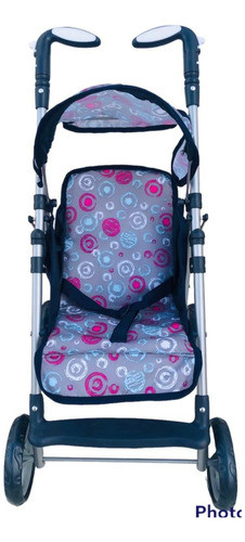 Coche De Muñecas De Paseo Azul Como Real 1