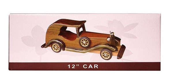 Adorno De Decoración  Madera Artesanal Tractor Auto Avión 1