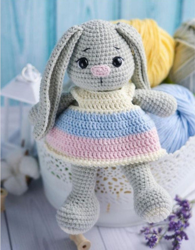 Patrón Para Tejer Coneja Amigurumi 1