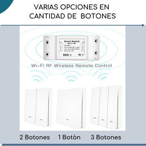 Control/pulsador Remoto Rf 433 | Domótica 1