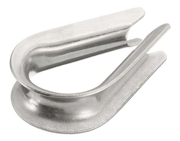 Sapatilha Leve 12 Mm Inox Anilha Para Cabo De Aço Corda 0