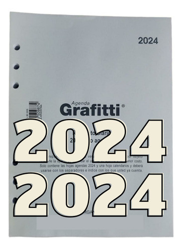 Repuesto Agenda Morgan Grafitti Solo Dias 2021 0
