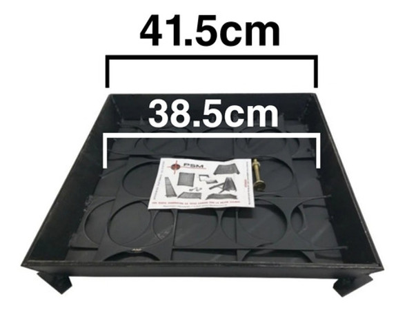 Tapa Camara 40x40 Hierro Super Reforzada Encastre Cónico 1 Tapa Camara 40x40 Hierro Super Reforzada Encastre Cónico 1