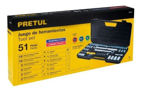 Juego 51 Pz Tubos Criquet Acc. Con Maletin Pretul 24219 1