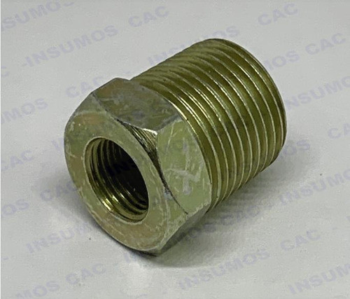 Reducción Rosca Macho 1/2 A Rosca Hembra 3/8 Acero Zi 006-04 1