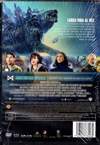 Godzilla Rey De Los Monstruos - Dvd Nuevo Orig Cerr - Mcbmi 1