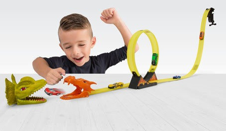 Pista Dino Clash C 5 Autitos Teamsterz Hti Wabro 4095 0