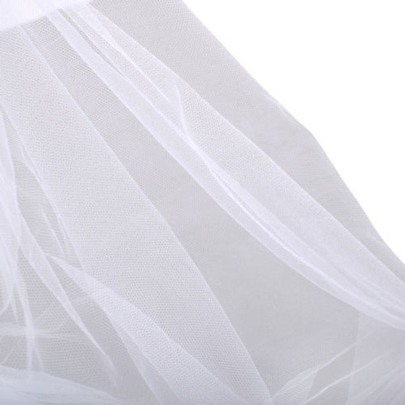 Blanco Cuatro Esquina Post Princesa Cama Dosel Mosquitera, F 1