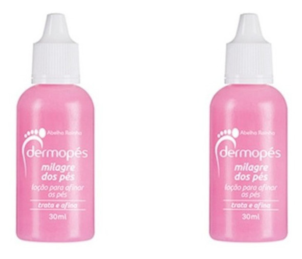 Kit 2 Milagre Dos Pés Loção Para Afinar Os Pés Dermopés 0