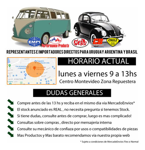 Vw Tornillo De Polea Cigueñal Billet Con Centro 1