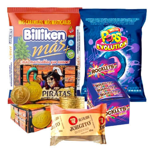 Golosinas Para Cumpleaños -combo Violeta 35 Chicos - Delipop 0