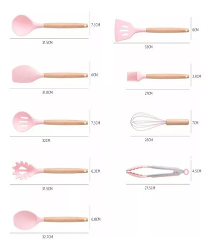 Set De Cuchillos Utensilios Cocina Y Tabla Para Cortar 19p 1