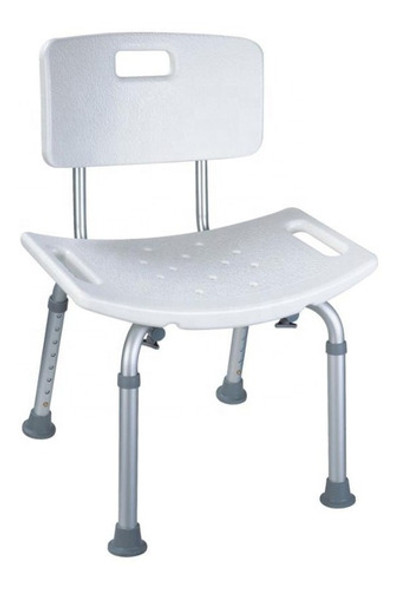 Silla De Ducha Y Baño De Aluminio  Ortopedica Regulable 0