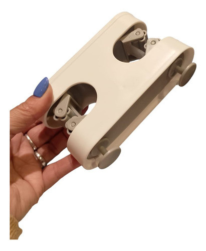 Porta Escobas Doble De Pared Blanco 13 X 4 Cm 0