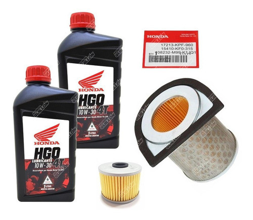 Kit Service Honda Twister Cbx 250 Filtro Aceite Aire Hgo M1 0