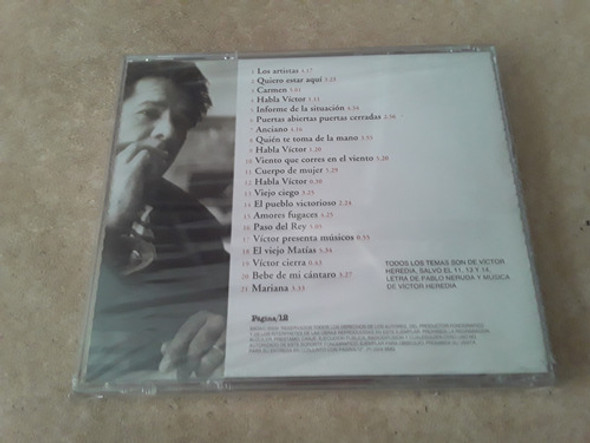 Victor Heredia - En Vivo En La Trastienda - Cd / Kktus 1