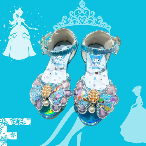 Zapatos Disfraz Princesa Elsa Frozen Cinderella Y Mas 1