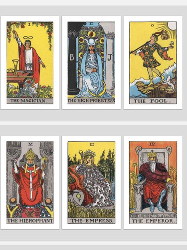 Tarot Rider En Pdf (para Imprimir) Arcanos Mayores Y Menores 1