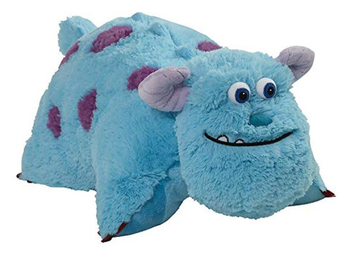 Pillow Pets Monsters Inc 16  Sulley Stuffed Animal, Disney M 0