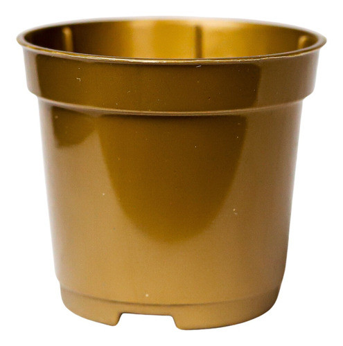 200 Mini Vasinhos Plástico 80ml Cor Dourado 0