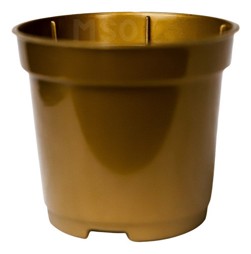 200 Mini Vasinhos Plástico 80ml Cor Dourado 1