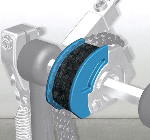 Pearl Camt-bl Azul Polia Para Pedal Eliminator Red Line Em C 1