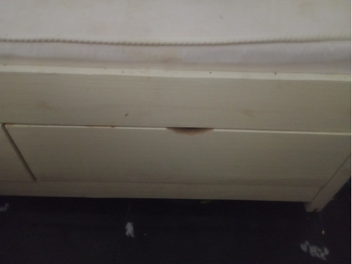 Cuna Colecho Usada De Madera Laqueada 0